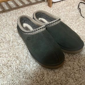 Green Ugg Tasman slippers